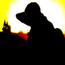 Matt Strout Spotify profile portrait in silhouette